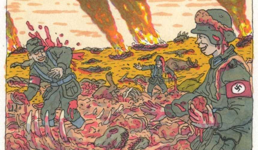 Félix Kerjean revient à Nantes avec l’exposition “Jurassik Reich” au Café Landru