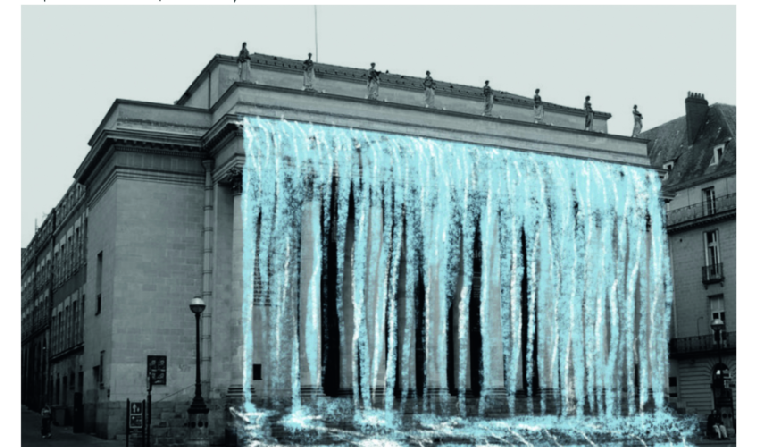 RIDEAU, STÉPHANE THIDET, PLACE GRASLIN, LE VOYAGE À NANTES 2020