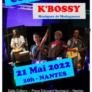 Concert – K’BOSSY – Musiques de Madagascar