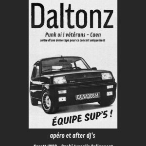 Daltonz (UVPR vinyles) – punk oi ! + DJ’s