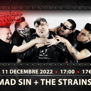 MAD SIN + THE STRAINS • AK SHELTER – St Herblain [Nantes]