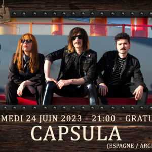 Annulé ! CAPSULA – POWER TRIO • BLACK SHELTER • GRATUIT