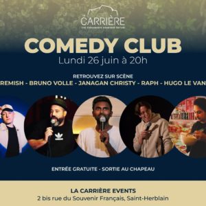 Soirée Comedy Club à La Carrière