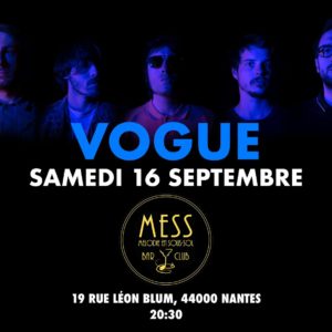 VOGUE Live @BAR LE MESS Mélodie en Sous-Sol