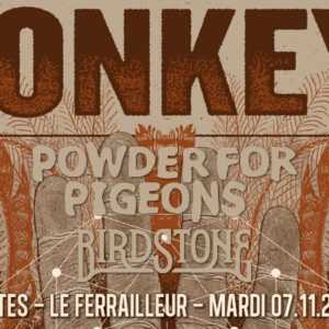 Monkey3, Powder for Pigeons, Birdstone // Nantes Monkey3, Powder for Pigeons, Birdstone // Nantes