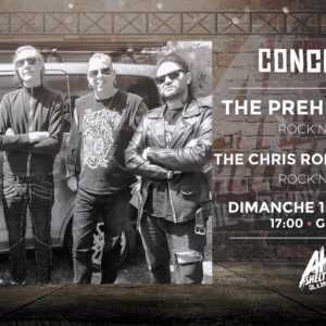 THE PREHISTORICS • CHRIS ROLLING SQUAD • AK SHELTER • GRATUIT THE PREHISTORICS • CHRIS ROLLING SQUAD • AK SHELTER • GRATUIT