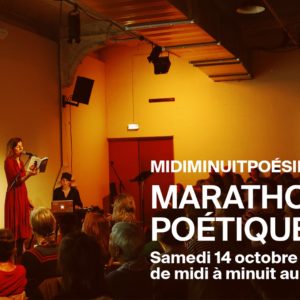 Festival MidiMinuitPoésie : Marathon poétique