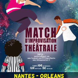 Match d’improvisation théâtrale CITO (Nantes) vs. Grossomodo (Orléans)