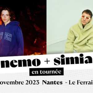 Nemo + Simia • en concert le 29 novembre 2023 • Le Ferrailleur, Nantes Nemo + Simia • en concert le 29 novembre 2023 • Le Ferrailleur, Nantes