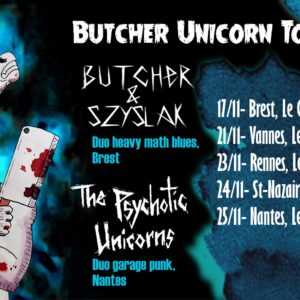 Bar-bars ► The Psychotic Unicorns + Butcher & Szyslak ◄ Nantes, le Balkabar - 25/11/23 Bar-bars ► The Psychotic Unicorns + Butcher & Szyslak ◄ Nantes, le Balkabar – 25/11/23