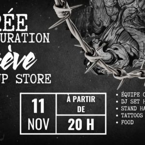 Soirée d’Inauguration Crève Pop Up Store-Nantes