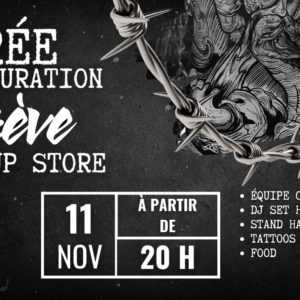 Soirée d'Inauguration Crève Pop Up Store-Nantes Soirée d’Inauguration Crève Pop Up Store-Nantes