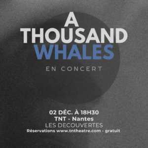 A Thousand Whales en concert au TNT A Thousand Whales en concert au TNT