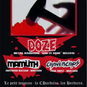 DOZE release show w/ MAMUTH & CROVERCOPS