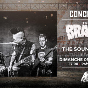 THE BRAINS • THE SOUNDROOTS • AK SHELTER