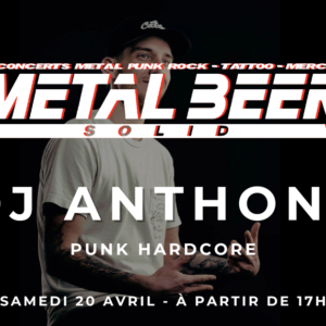 DJ Anthony lors du Metal Beer Solid